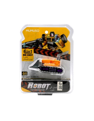 Jouet Robot Transformable 2 en 1 (Bulldozer)