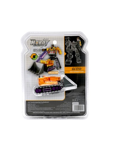 Jouet Robot Transformable 2 en 1 (Bulldozer)