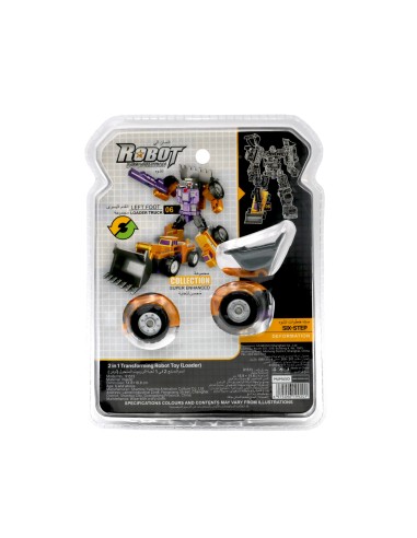 Jouet Robot Transformable 2 en 1 (Bulldozer)