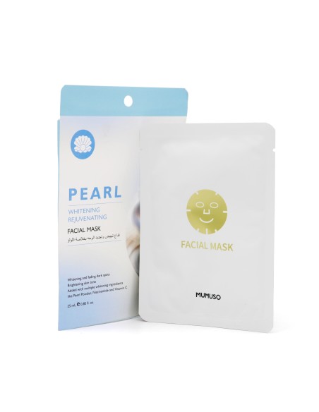 Masque Facial Blanchissant et Rajeunissant aux Perles