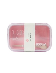 Lunch Box-Paille de Blé 800 ML - Rose