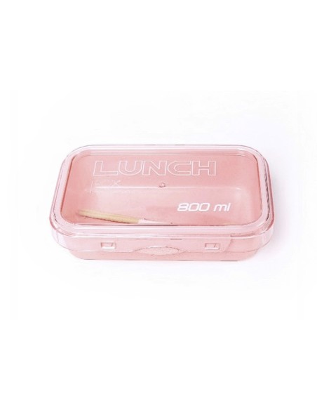 Lunch Box-Paille de Blé 800 ML - Rose