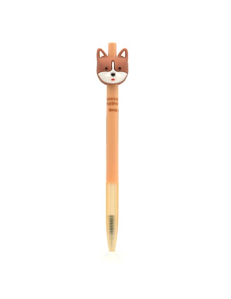 Stylo à Bille Rétractable Corgi Noir