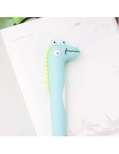 Stylo Gel Noir Crocodile