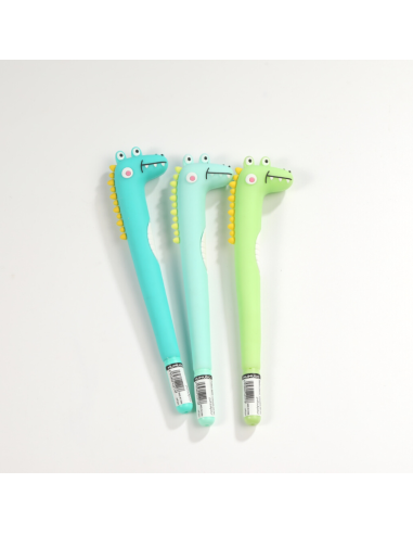 Stylo Gel Noir Crocodile