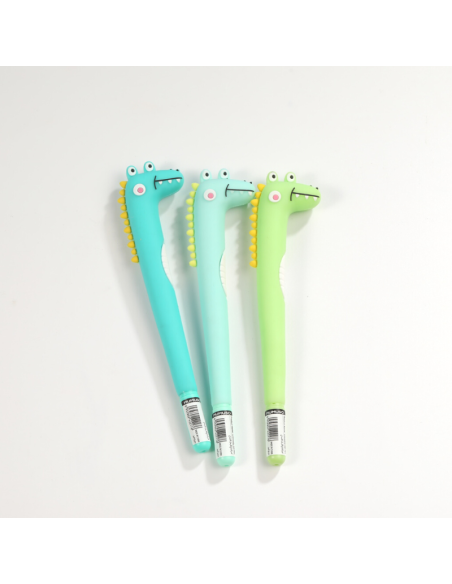 Stylo Gel Noir Crocodile