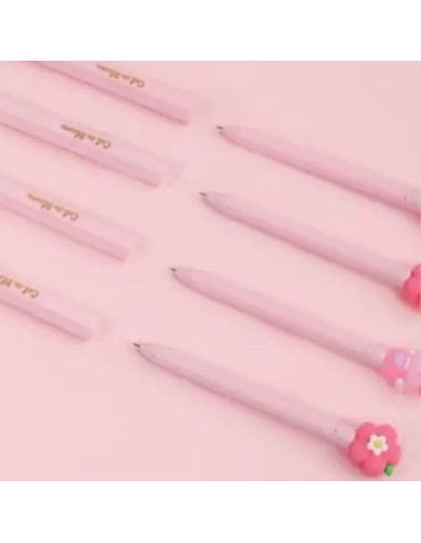 Stylo Gel Noir Forme Rouge à Lèvres