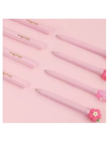 Stylo Gel Noir Forme Rouge à Lèvres