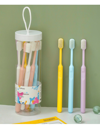 Lot de 10 Brosses à Dents Souples
