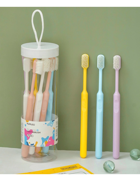Lot de 10 Brosses à Dents Souples