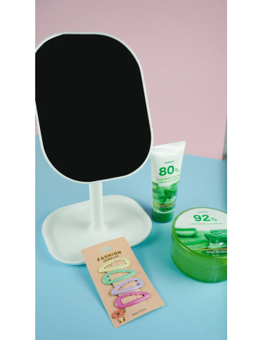 Miroir de Bureau-Rectangle/Étagère de Fixation