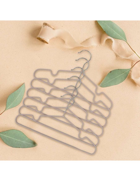 Cintres pour Enfants avec Revêtement en Plastique Lot de 6