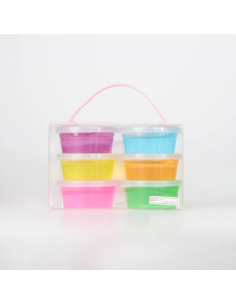 Kit Slime Transparent 6 Couleurs – Crystal Clear