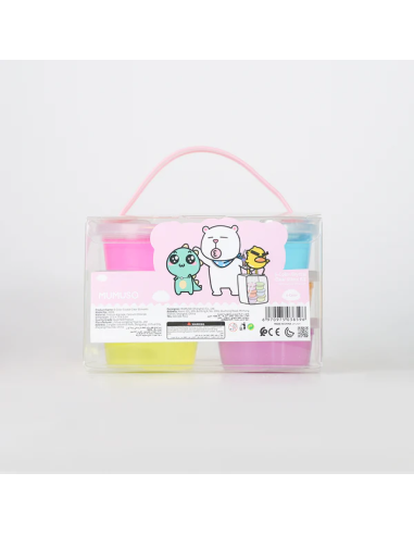 Kit Slime Transparent 6 Couleurs – Crystal Clear