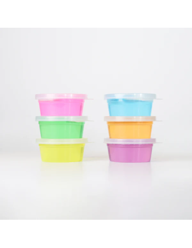 Kit Slime Transparent 6 Couleurs – Crystal Clear