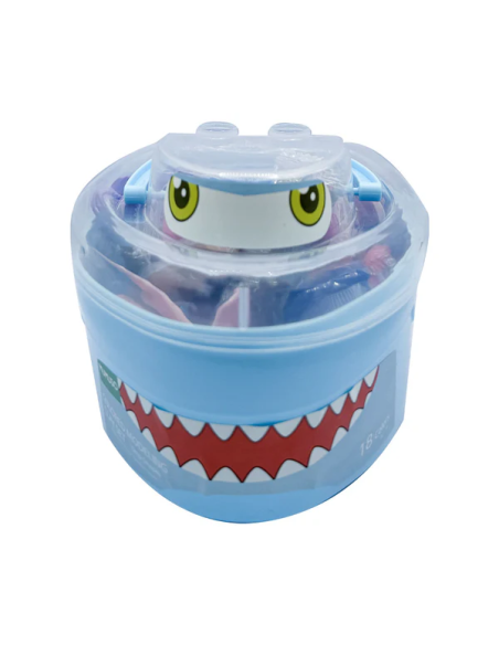 Set de Pâte à Modeler Colorée (Bateau - Requin/18 Couleurs)