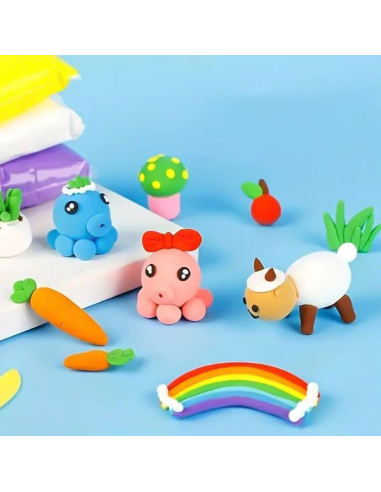 Set de Pâte à Modeler Colorée (Bateau -...