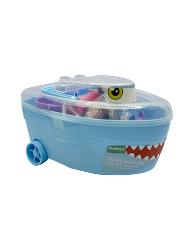 Set de Pâte à Modeler Colorée (Bateau -...