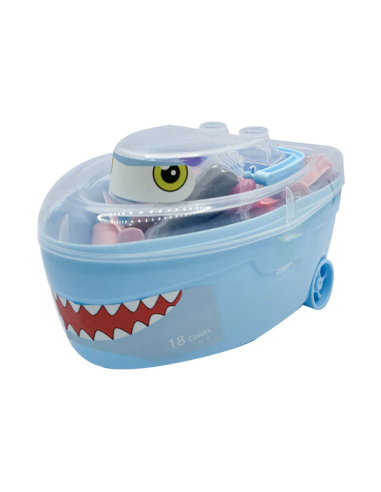 Set de Pâte à Modeler Colorée (Bateau -...
