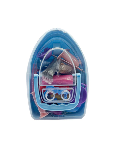 Set de Pâte à Modeler Colorée (Bateau - Requin/18 Couleurs)