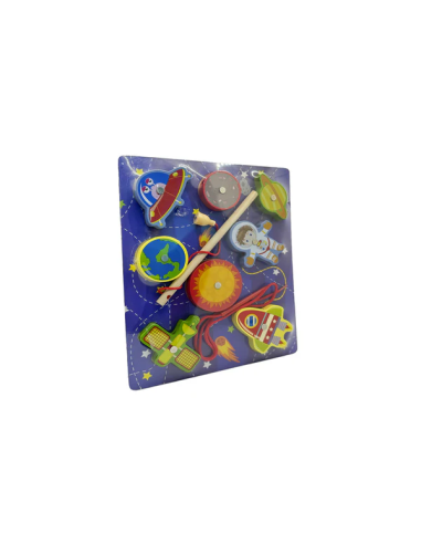 Puzzle Magnétique en Bois Pêche