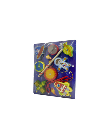 Puzzle Magnétique en Bois Pêche
