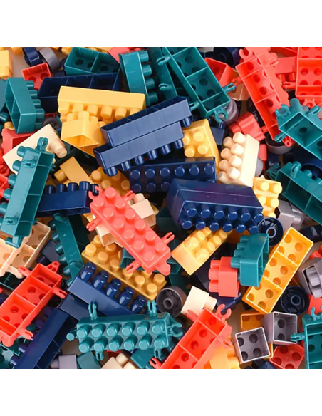 Ensemble de blocs de construction éducatifs-260 pièces