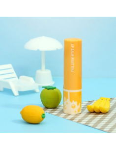 Baume à Lèvres Aux Thé Aux Fruits