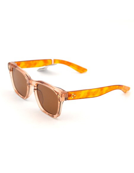 Lunettes de Soleil avec Monture Transparente Champagne - H601