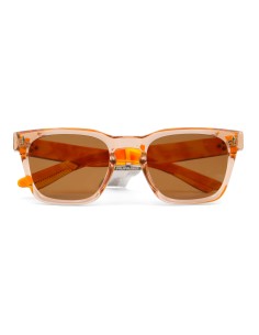 Lunettes de Soleil avec Monture Transparente Champagne -...