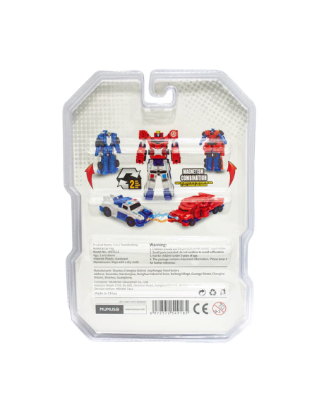 Jouet Robot Voiture Transformable 2 en 1