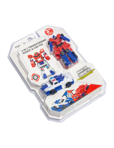 Jouet Robot Voiture Transformable 2 en 1