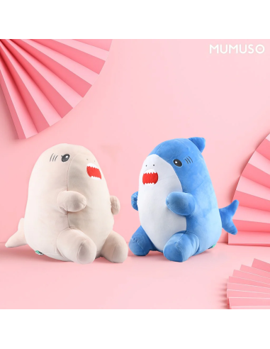 Coussin Requin Douillet – Bleu