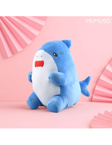 Coussin Requin Douillet – Bleu