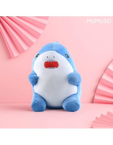 Coussin Requin Douillet – Bleu