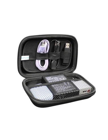 Étui Noir pour Accessoires Électroniques