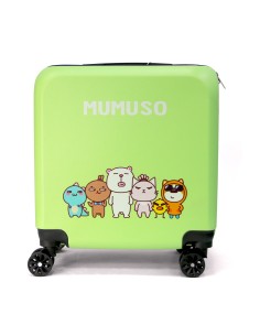 Valise Trolley Verte MUMUSO Family 20 Pouces