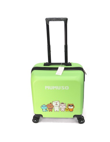 Valise Trolley Verte MUMUSO Family 20 Pouces