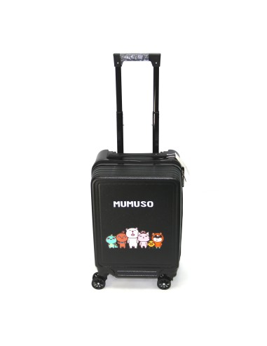 Valise Trolley Noire MUMUSO Family 18 pouces