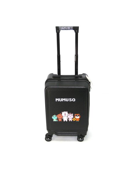 Valise Trolley Noire MUMUSO Family 18 pouces