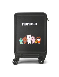 Valise Trolley Noire MUMUSO Family 18 pouces