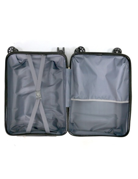 Valise Trolley Noire MUMUSO Family 18 pouces