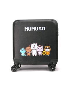 Valise Trolley Noire MUMUSO Family 20 pouces
