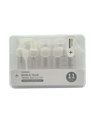 Set Complet de Flacons de Voyage Tour du Monde...