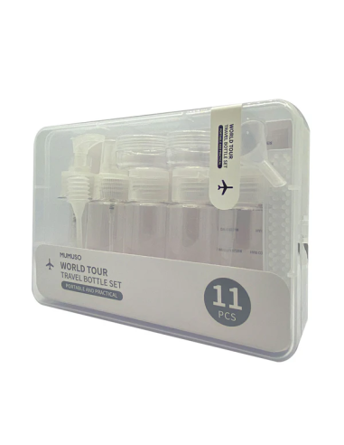 Set Complet de Flacons de Voyage Tour du Monde...
