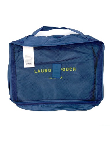 Ensemble de 6 Sacs de Rangement - Bleu Marine