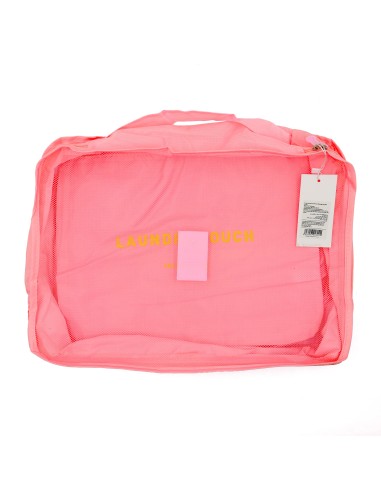 Ensemble de 6 Sacs de Rangement - Rose