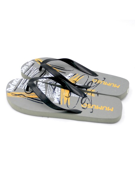 Tongs Homme Graffitis Gris Pointure 42-43