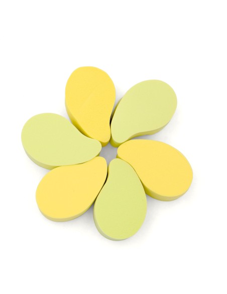 Houppettes de Poudre Mangue Double Usage Humide et Sec (10 unités)