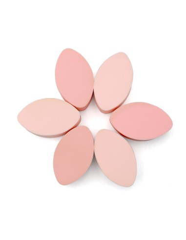 Houppettes de Poudre Fleur de Cerisier Double Usage Humide et Sec (10 Pcs)